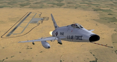 F-100D Super Sabres from Strike Fighters Project 1
