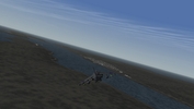Sea Harrier strike on Puerto Argentino