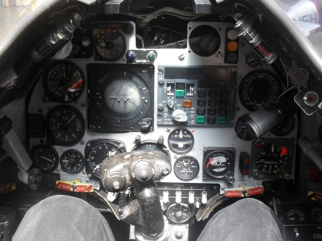 Douglas A-4C Skyhawk cockpit