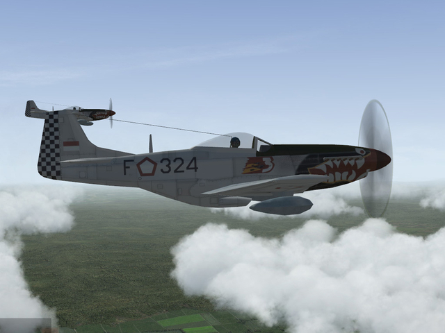 F 51D 3º Eskuadron AURI  late 50