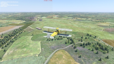 COD Tiger Moth over England