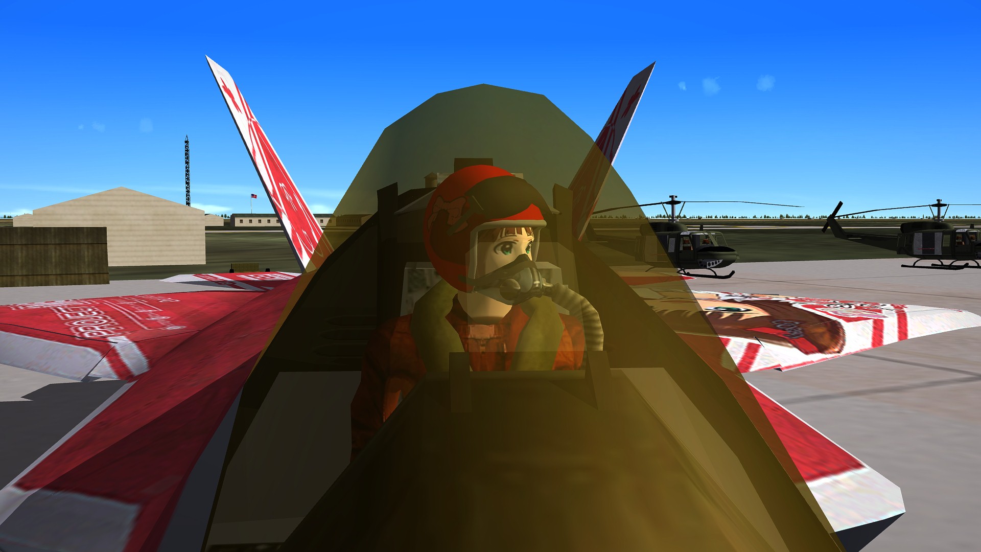 F-22 -Haruka- with Haruka as pilot