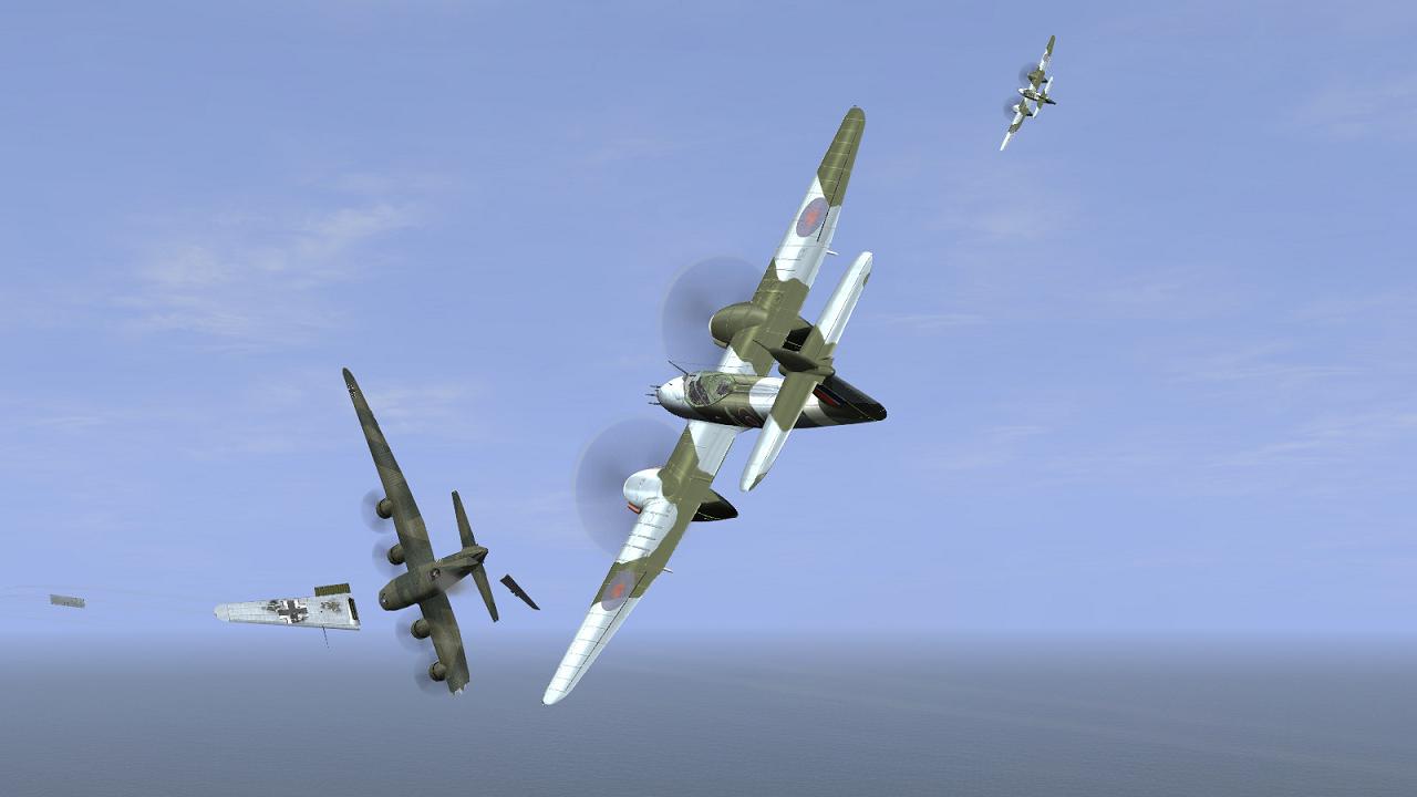 IL-2 + Dark Blue World, scene from Poltava's Reaping the Whirlwind campaign