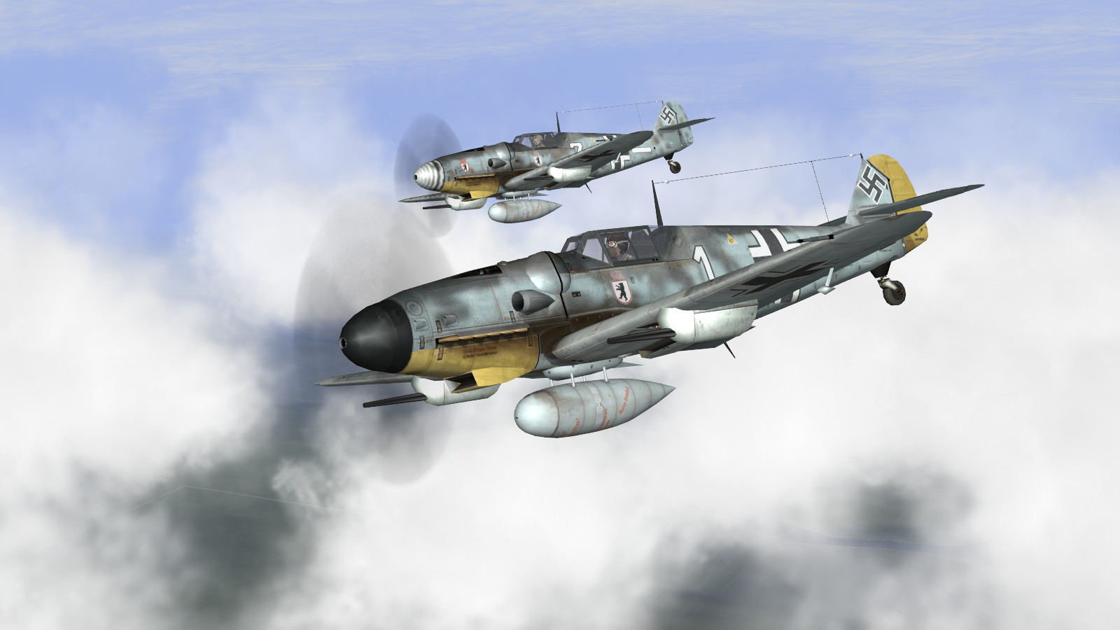 Il-2 '46 + Dark Blue World - Messerschmitt Bf 109G-6