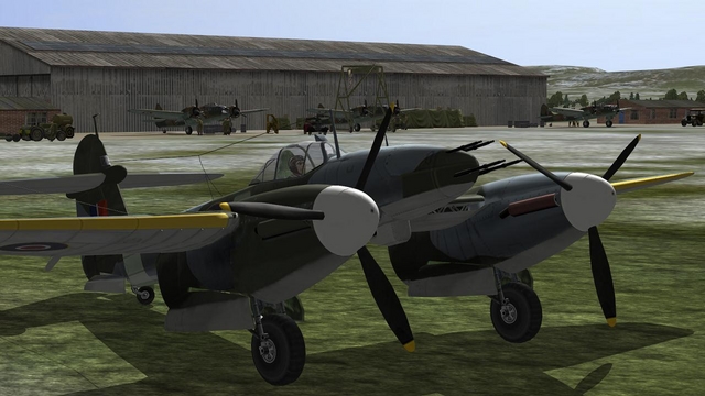 IL-2 + Dark Blue World, scene from Poltava's Reaping the Whirlwind campaign