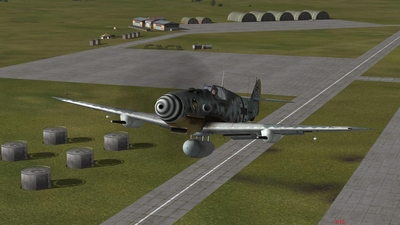 Bf109G6R6, IL-2 + Dark Blue World