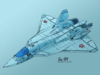sukhoi Su 54 By thexhs d36a415