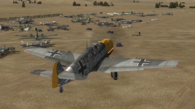 Il-2 '46 + DBW - Bf 109E-7, FlatSpinMan's Afrika campaign