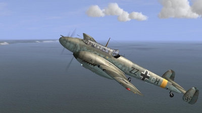 Bf 110C, IL-2 '46 + CUP
