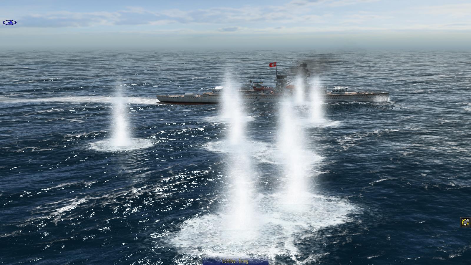 Atlantic Fleet - Graf Spee under fire, Battle of the River Plate