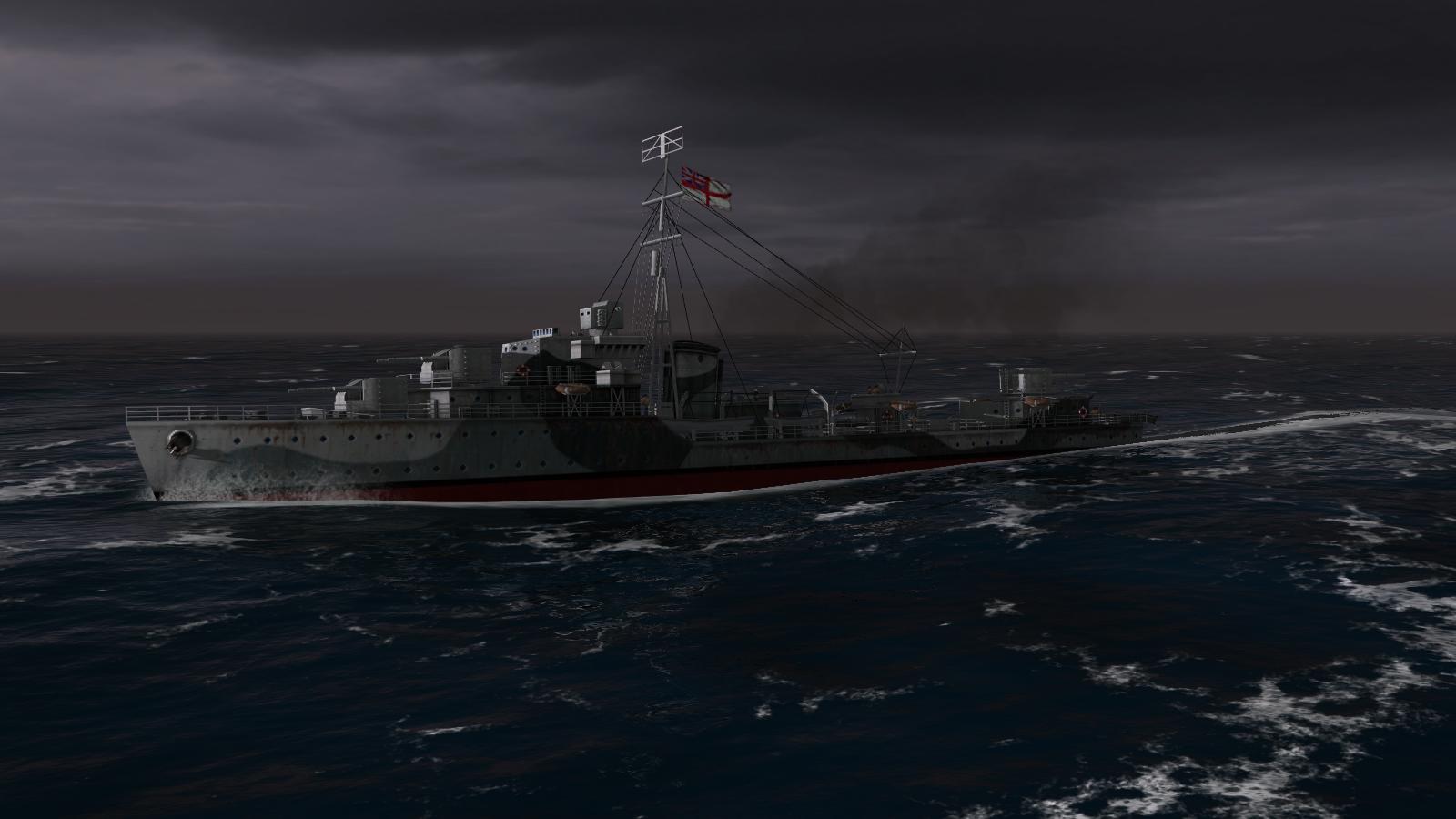 Atlantic Fleet - 'M' Class destroyer