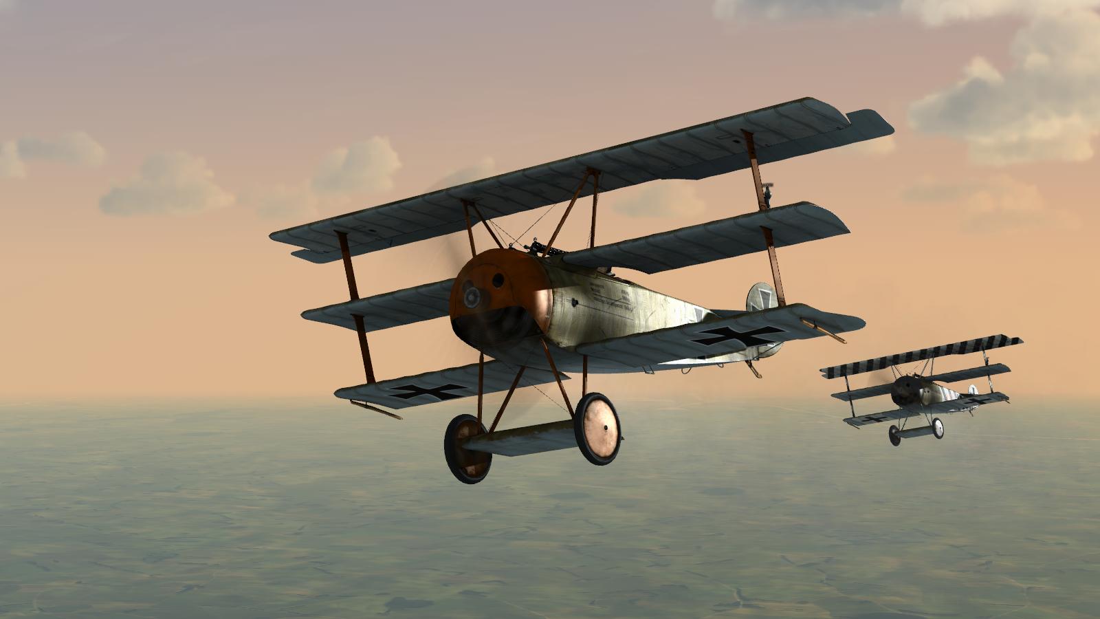 Rise of Flight - Fokker triplanes