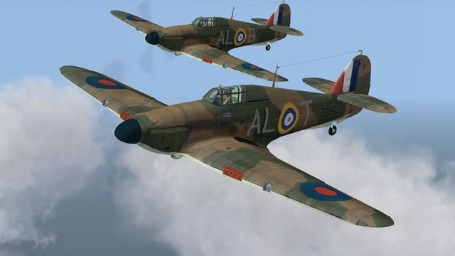 79 Sqdn Hurricane MkIs, summer 1940, in Battle of Britain - Wings of Victory