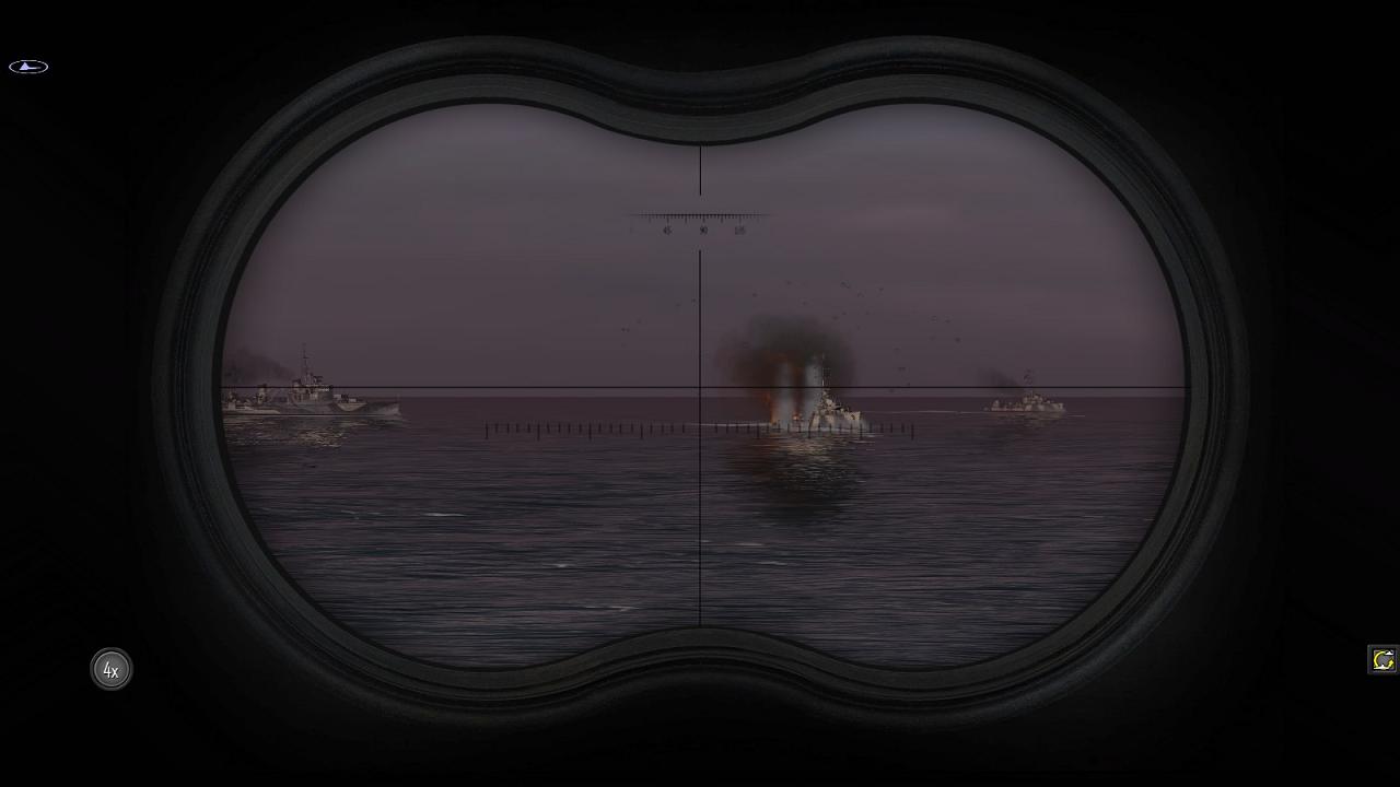 Atlantic Fleet - RN destroyer under fire