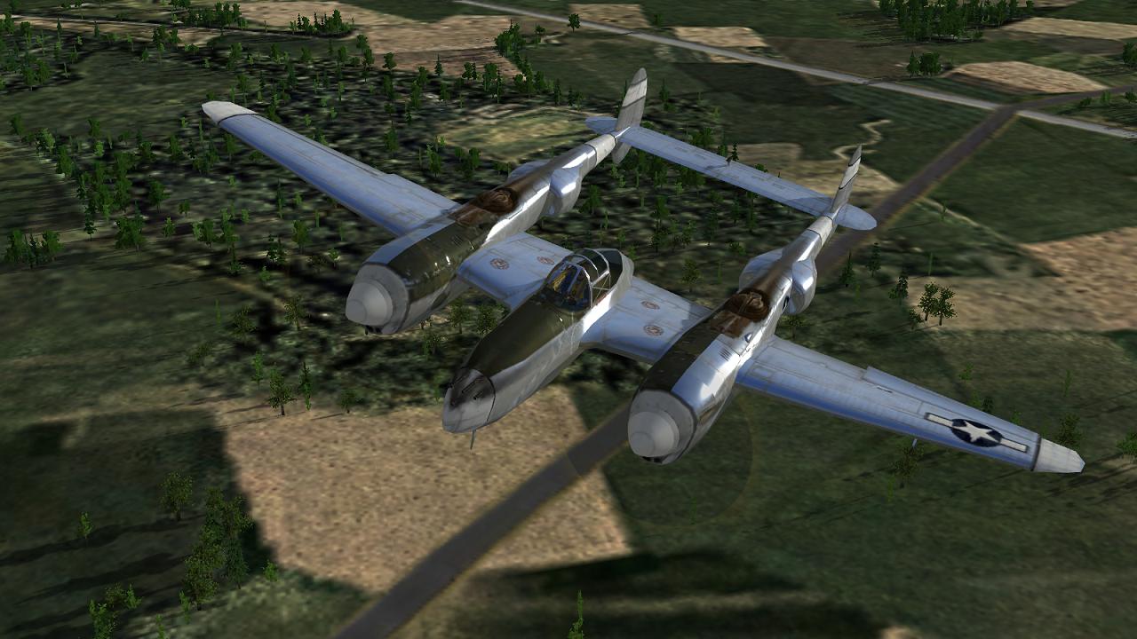 CFS3 stock+Ankor's latest DX9 mod - P-38J