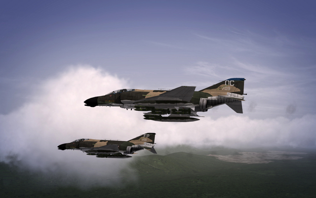 F4 Phantom II over Vietnam