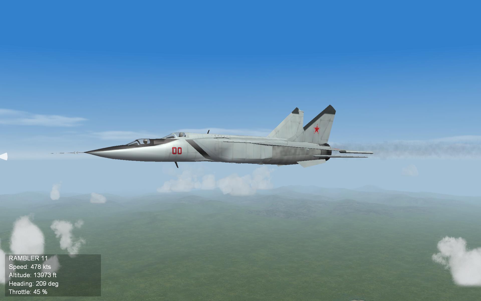 MiG 25U  Pilot In trannig