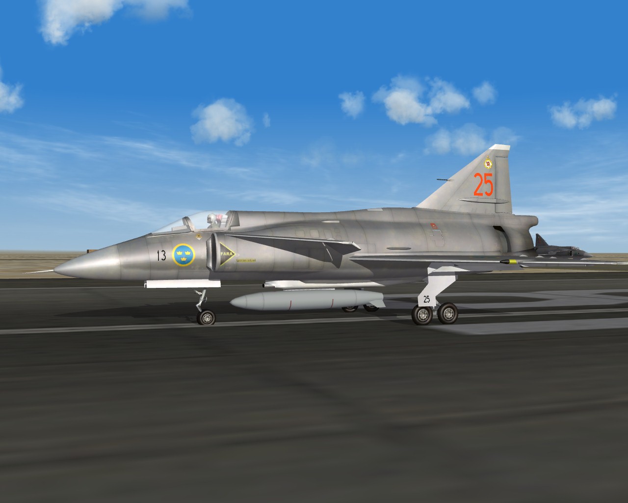JA-37 drop fuel tank