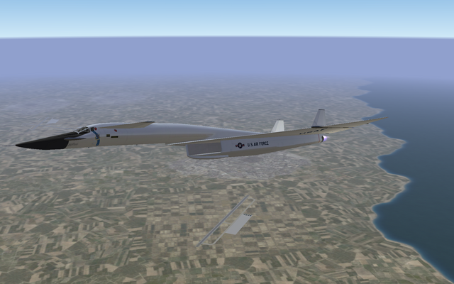 SAC B70A over Israel