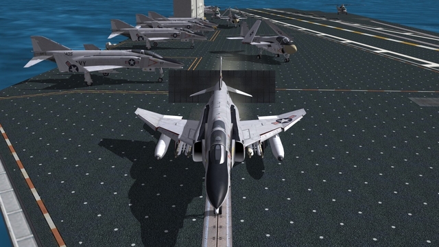 F-4N on Carrier