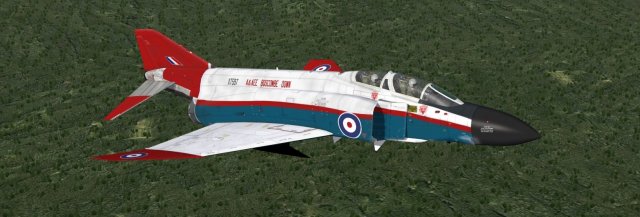 Phantom FG1, XT597 of A (Fast Jet Test) Squadron, A&AEE Boscombe Down, Wiltshire