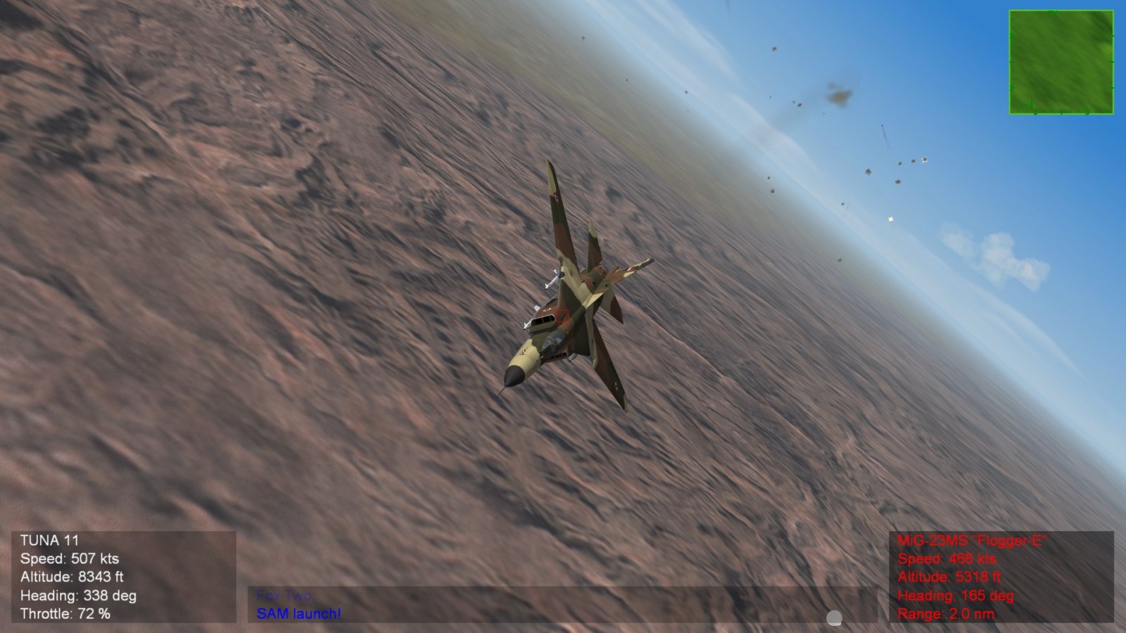 MiG-23 Flogger in the Flak