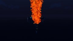 Burning F-2A