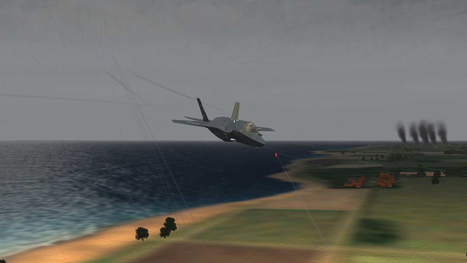 F-35A Going Down to Strafe