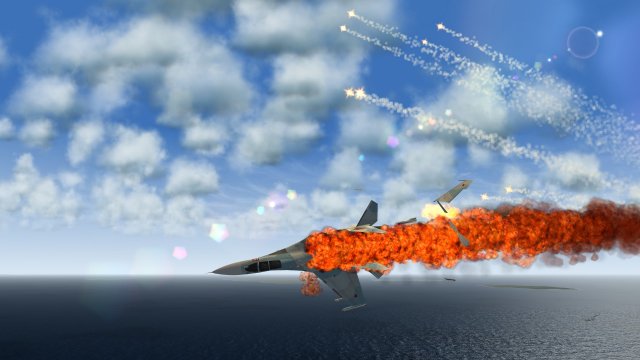 I guess the flares didn't work for the Su-30...