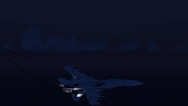 Evading Su-30