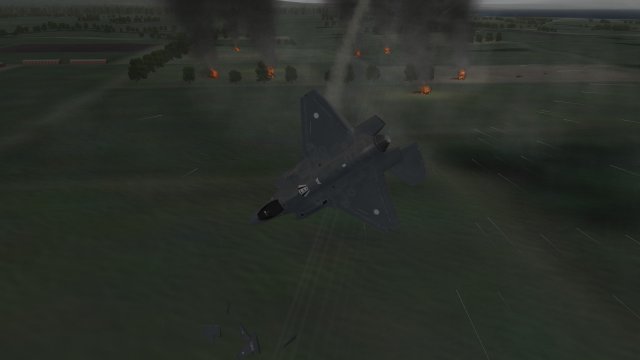 Tumbling F-35A
