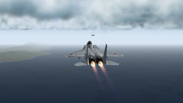 F-15Js Racing to Save the Civilian Freighters