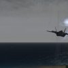F-35A Head On W/ A Bolt of Lightning