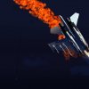 Underbelly of Burning Su-30