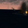 Mini Convoy Aflame From ASM-2s