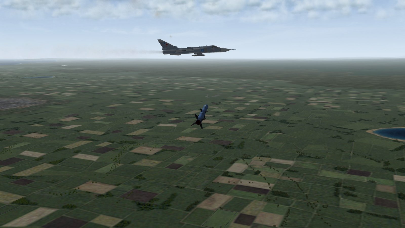 AAM-4B Heading For Su-24 Fencer
