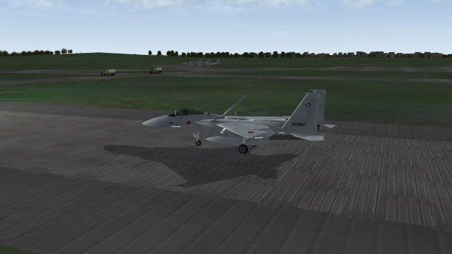 F-15J Safely Landed at Base