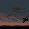 AH-64s in the Sunset Sky