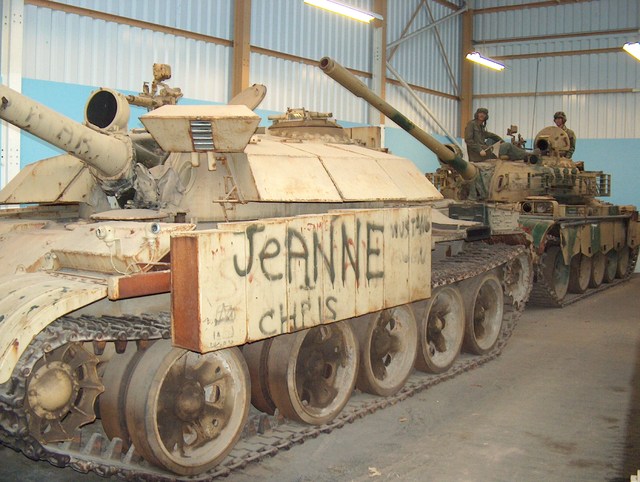 Gulf War booty - Iraqi T55s