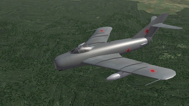 Aluminum start on the MiG17F