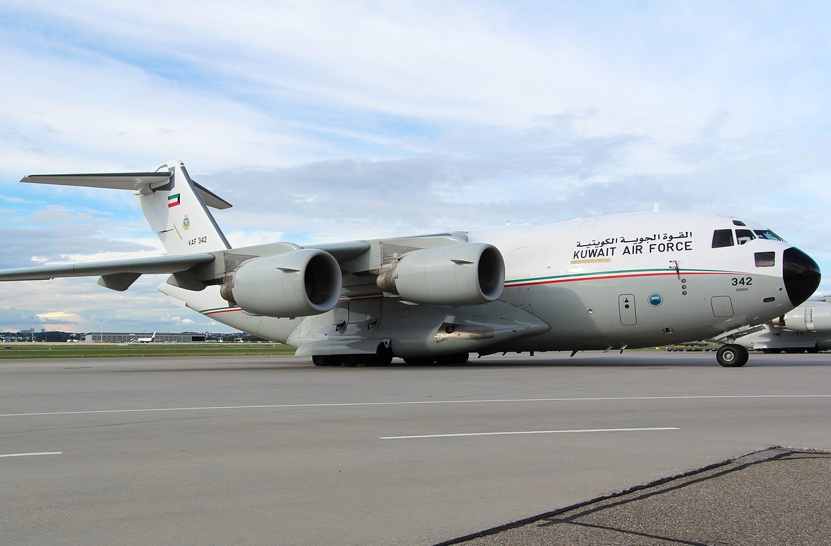 Kuwait air force transport and refueler