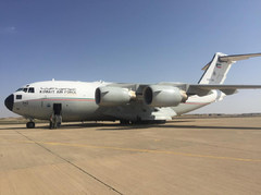 Kuwait air force transport and refueler
