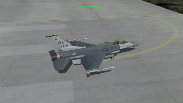 F-16DM B52 Janhas on Airstrip