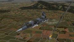 Turkish F104 vs Greek F4s