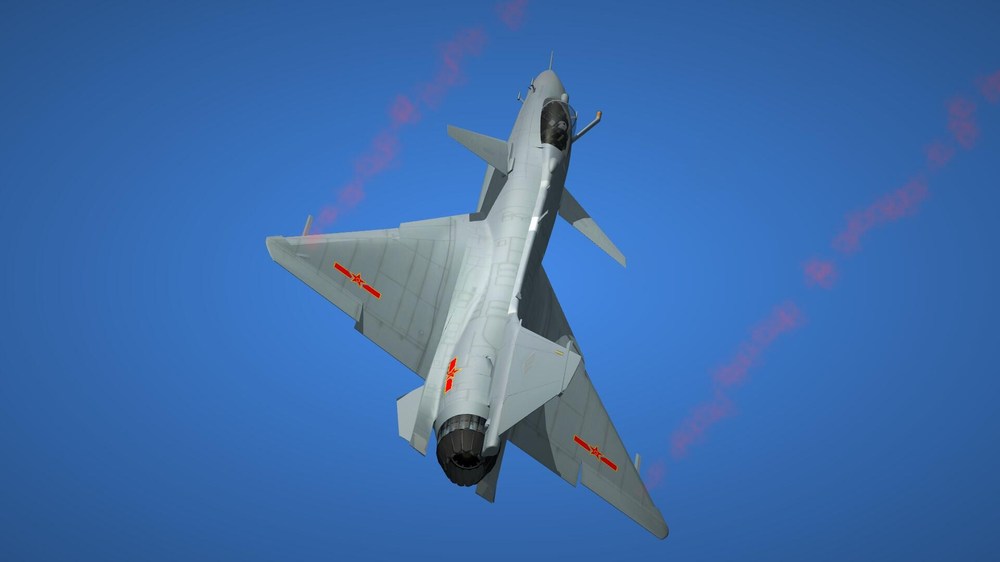 J-10B TVC Test out