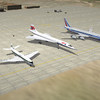 Static terrain objects - civil airliners