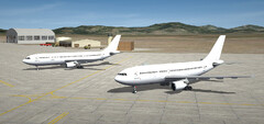 Airbus A300 and A310 parked