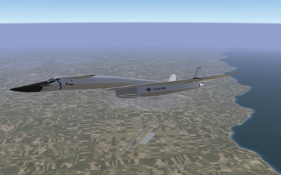 SAC B70A over Israel