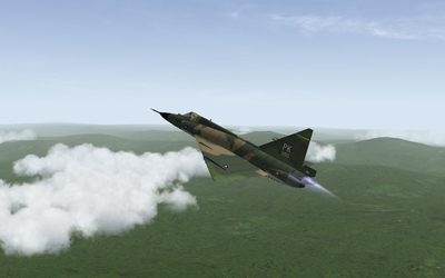 F 102 over VIETNAM