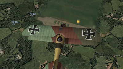 First Eagles 2 - Albatros DIII escorting Roland CIIs on a low-level bombing run
